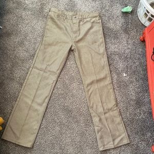 Mens Wrangler polyester khakis 36x34